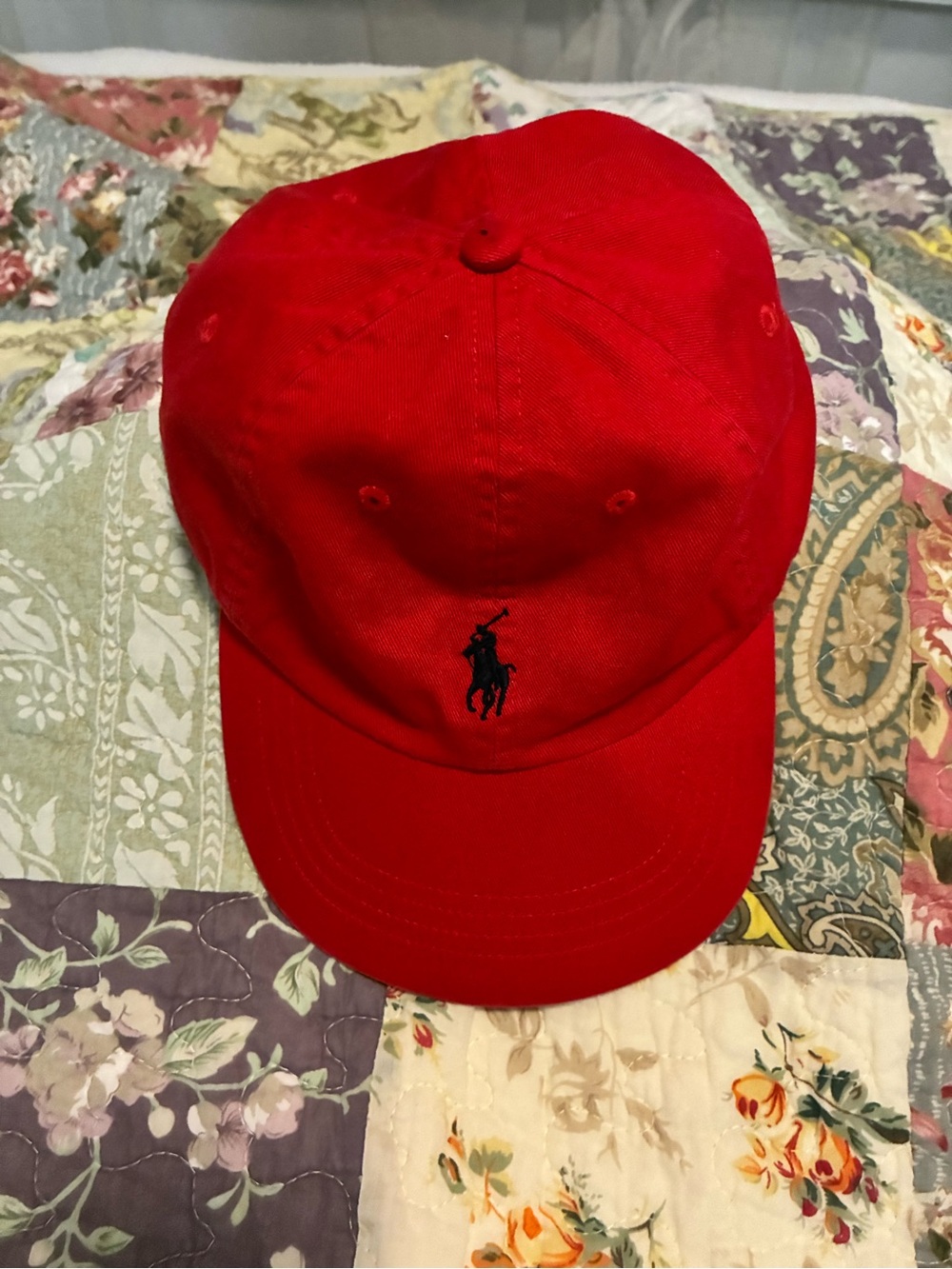 VTG Polo Ralph Lauren Red Baseball Cap